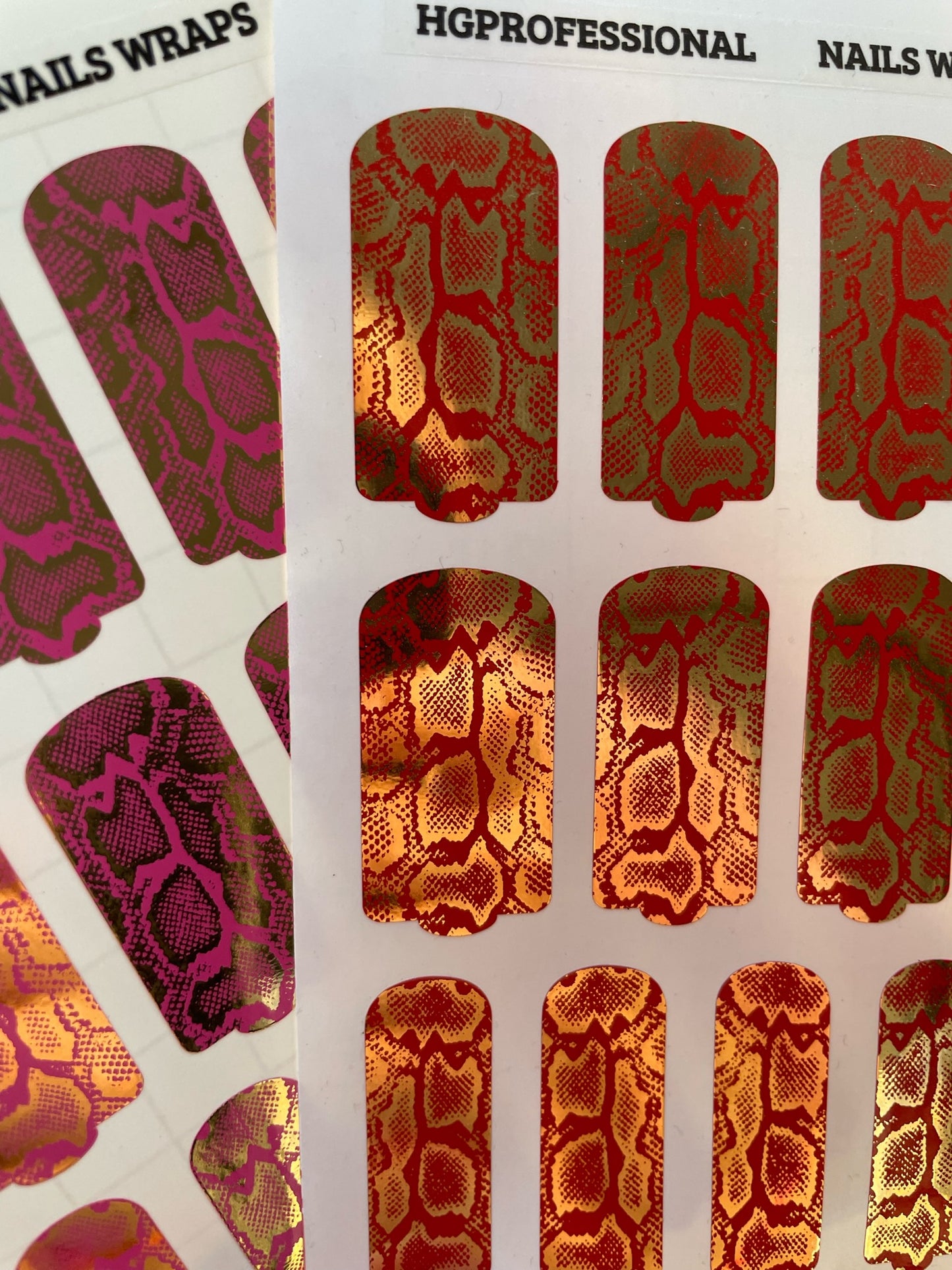FL-7002 Stickers Wraps ( Long Nails )
