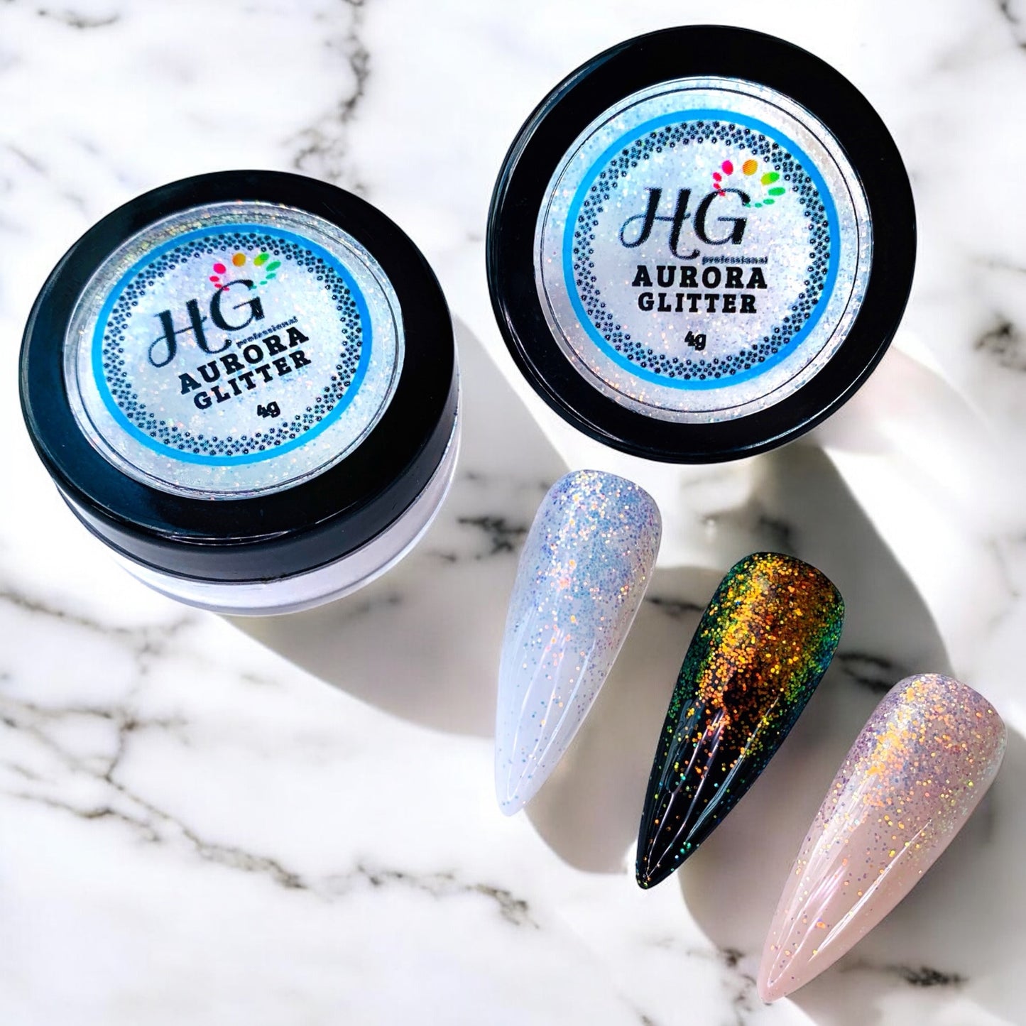 Aurora Glitter Blue