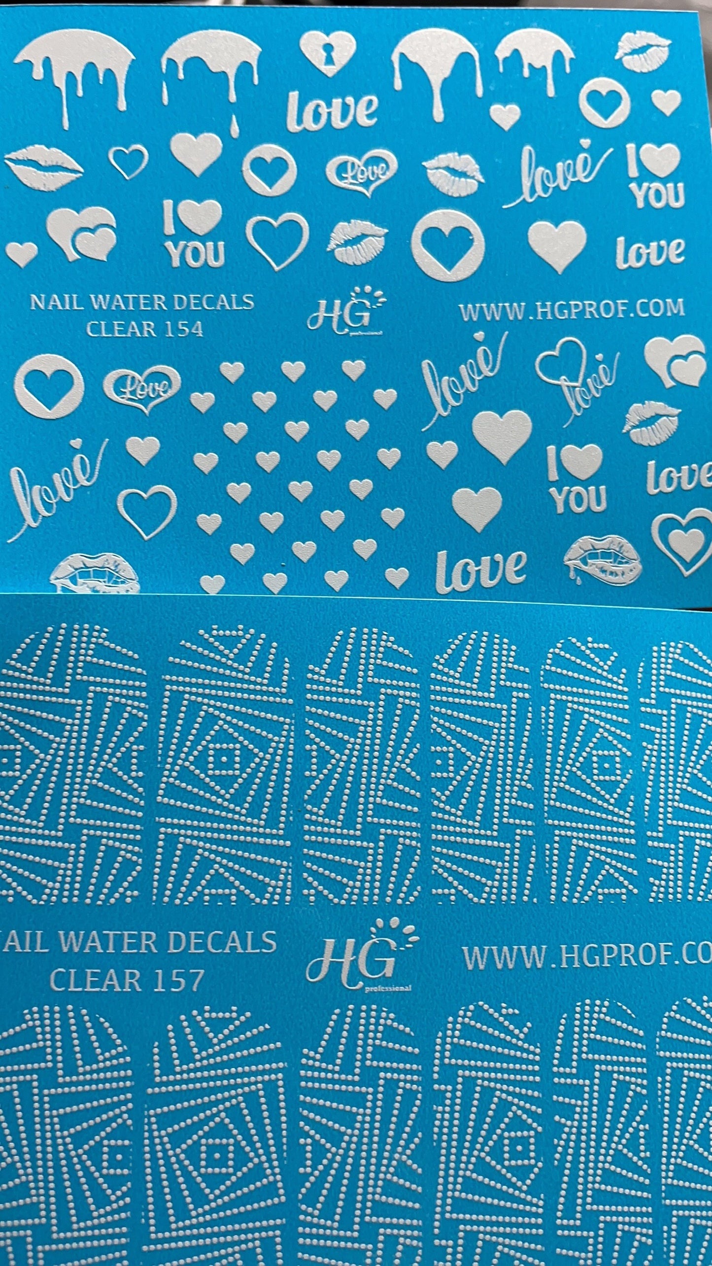 157 Nail Water Decals