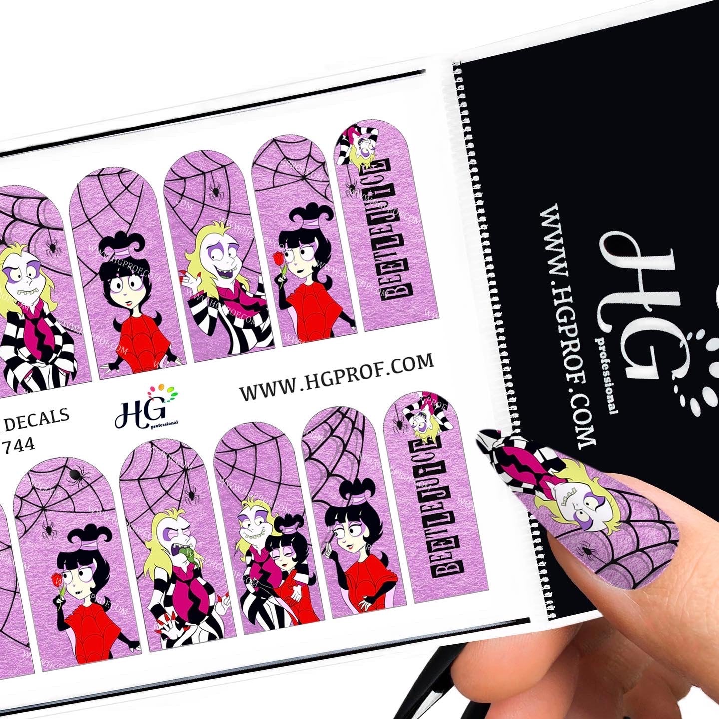 744 Nail Water Decals