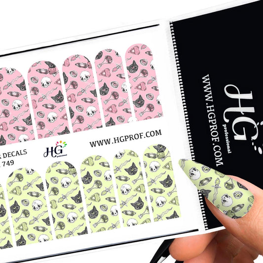 749 Nail Water Decals