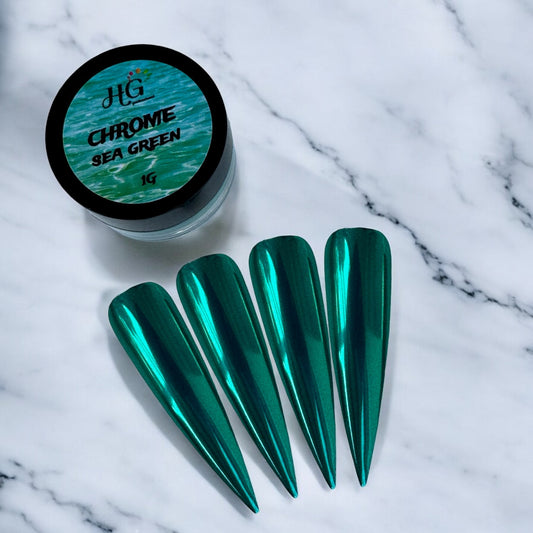 SEA GREEN, Mirror Chrome Powder