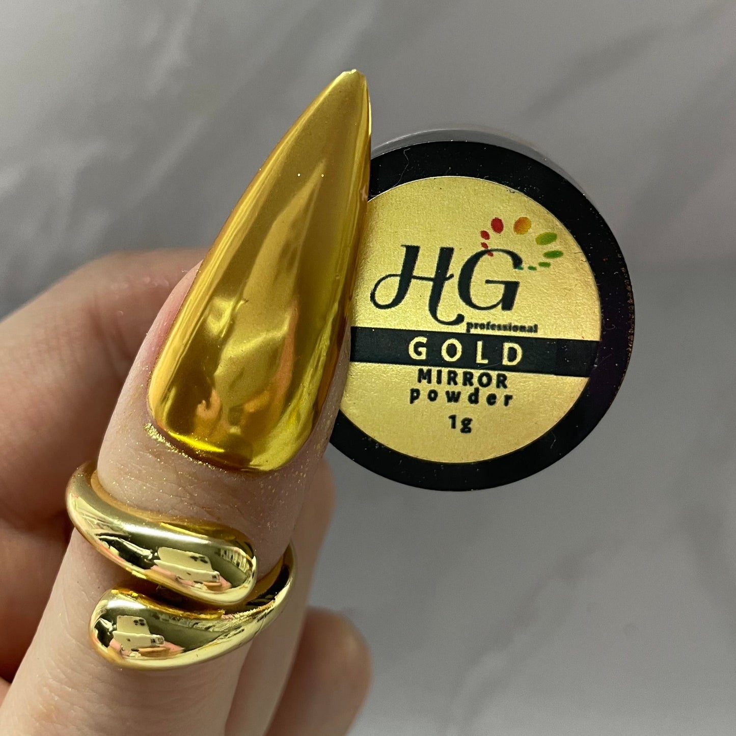 Gold Mirror Chrome Powder