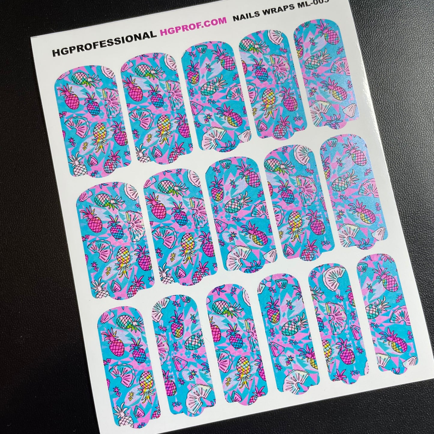 ML-003 Stickers Wraps ( Long Nails )