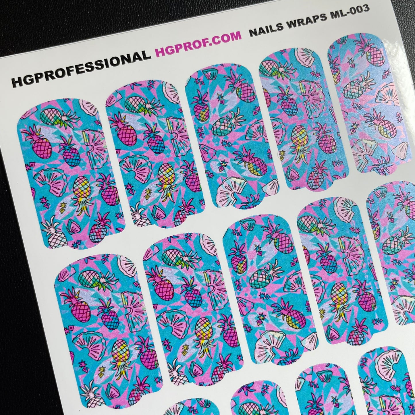 ML-003 Stickers Wraps ( Long Nails )