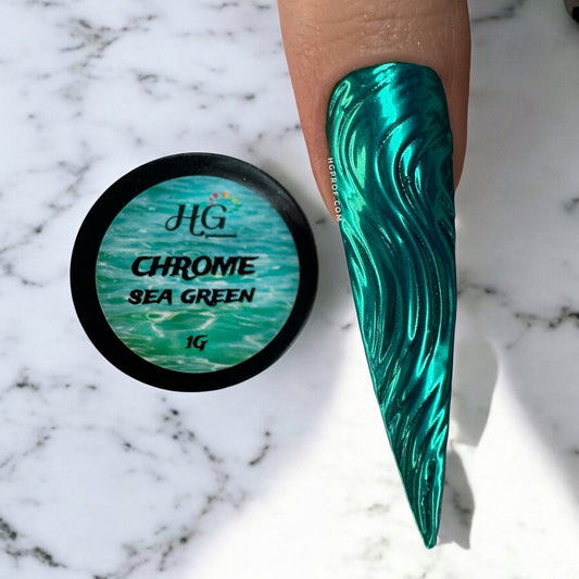 SEA GREEN, Mirror Chrome Powder