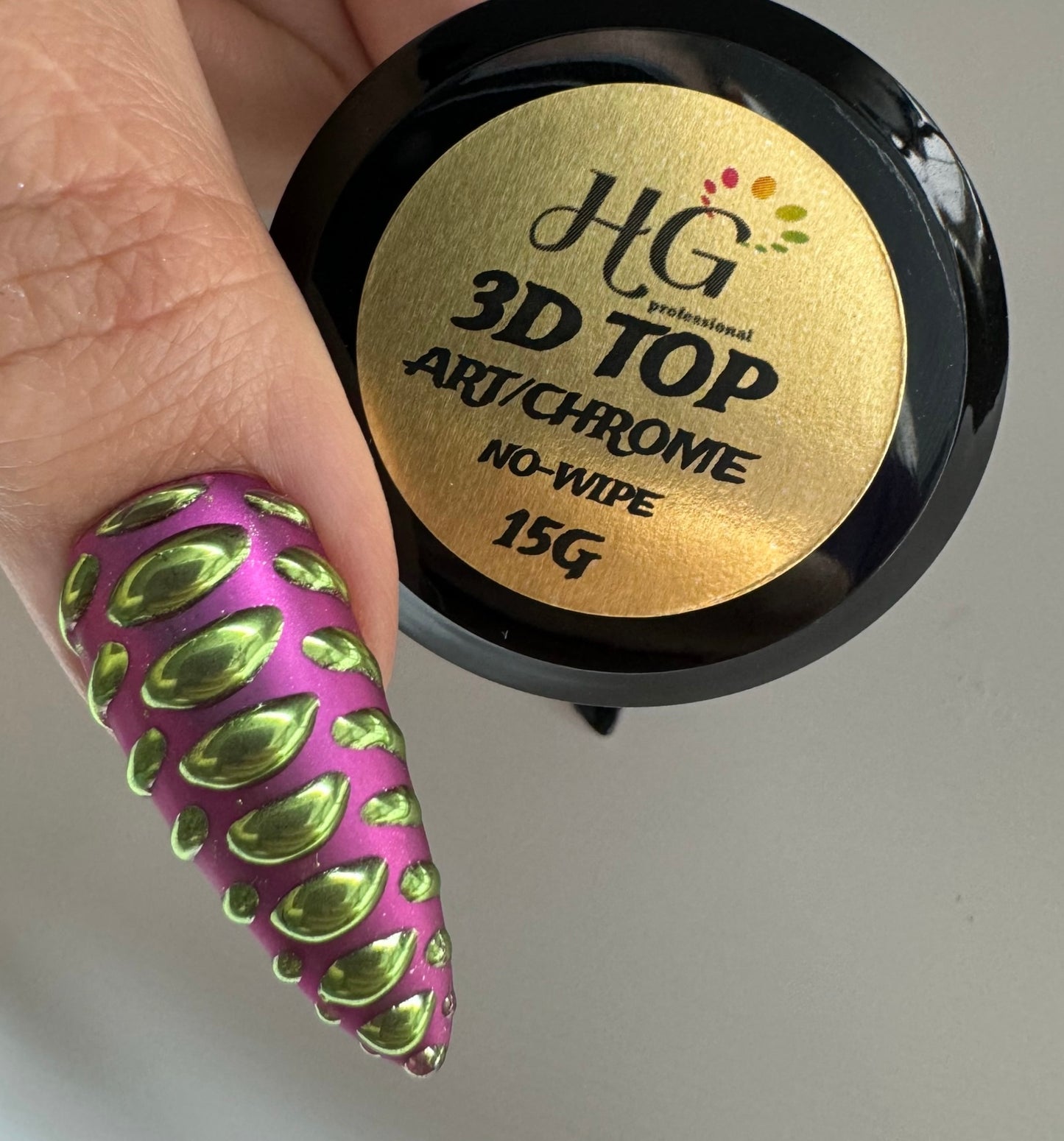 3D TOP COAT NO-WIPE  ( ART / CHROME )