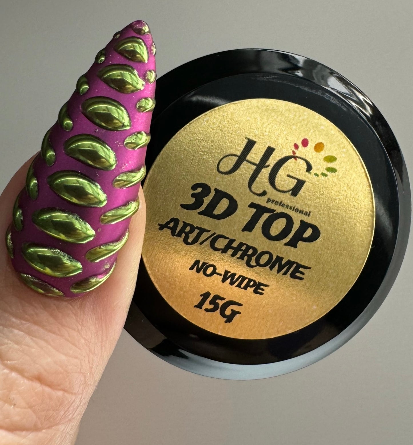 3D TOP COAT NO-WIPE  ( ART / CHROME )