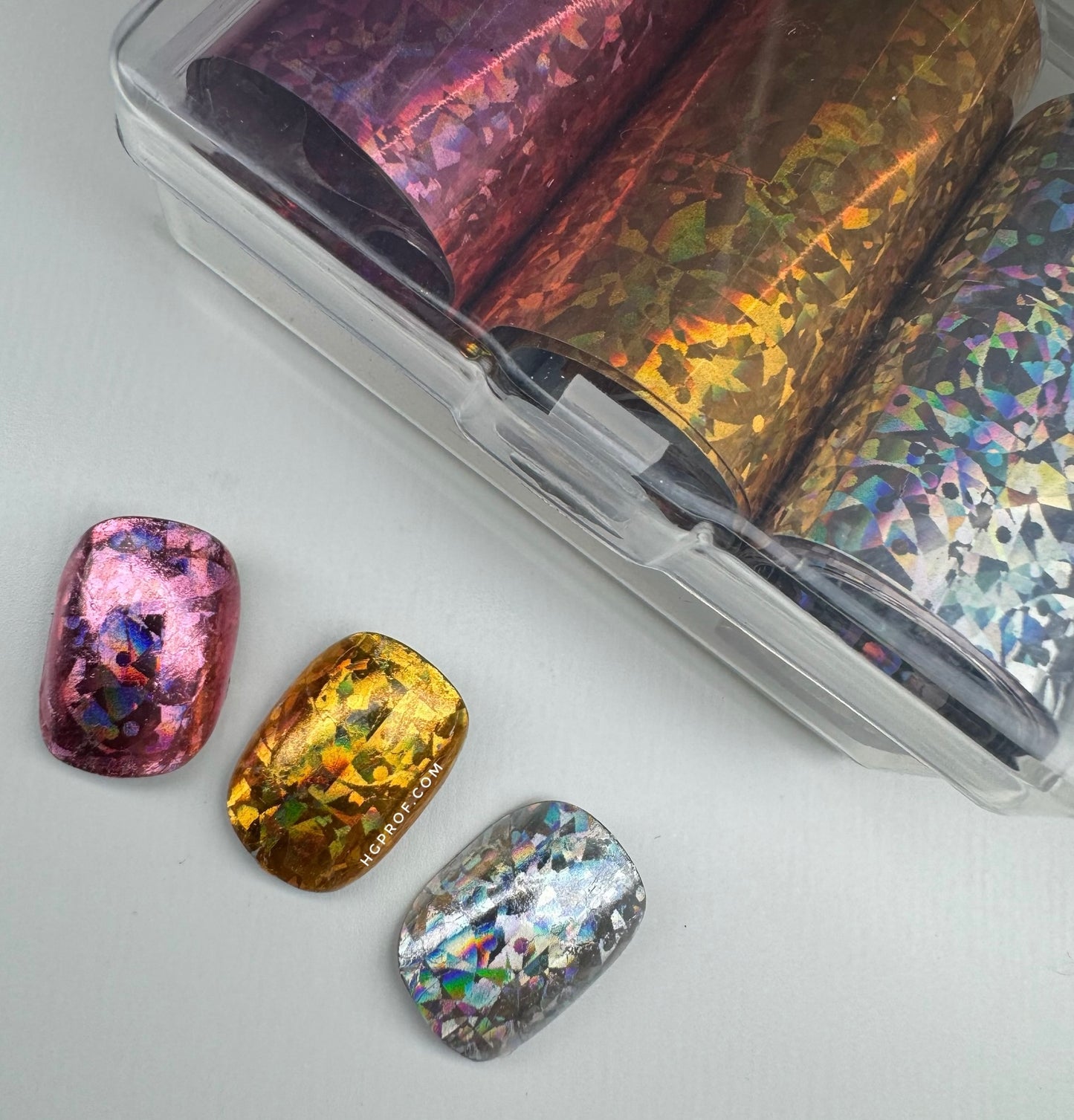 F-007 Foil Paper HOLO SET ( Pink, Gold & Silver )