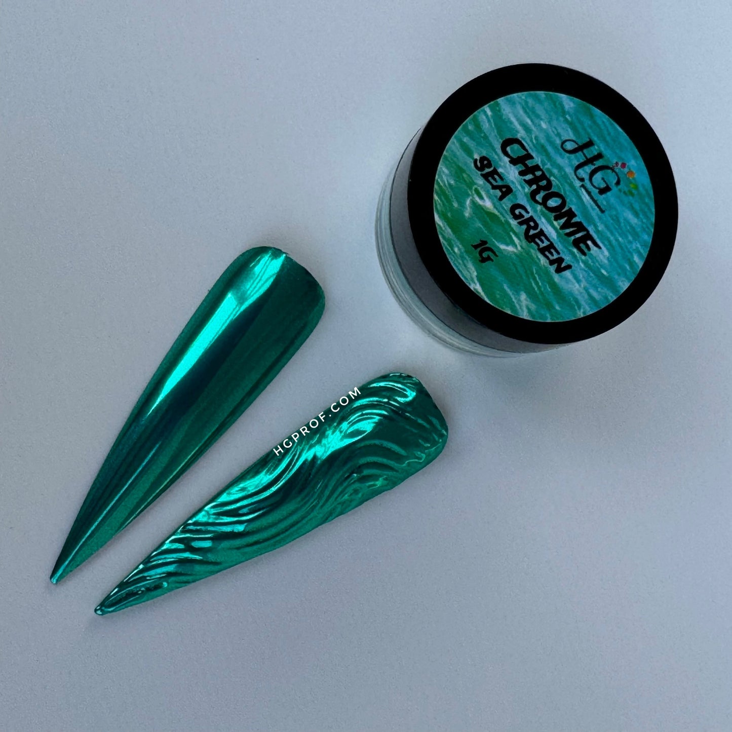 SEA GREEN, Mirror Chrome Powder