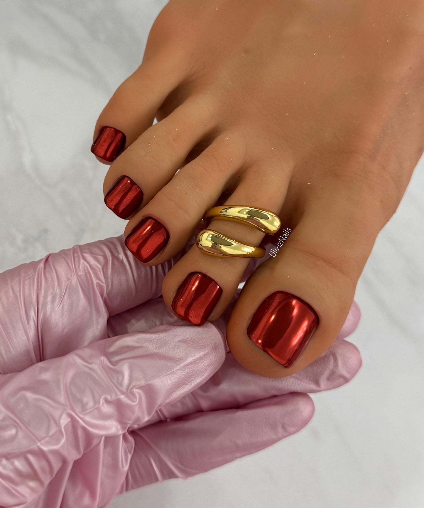 RED, Mirror Chrome Powder