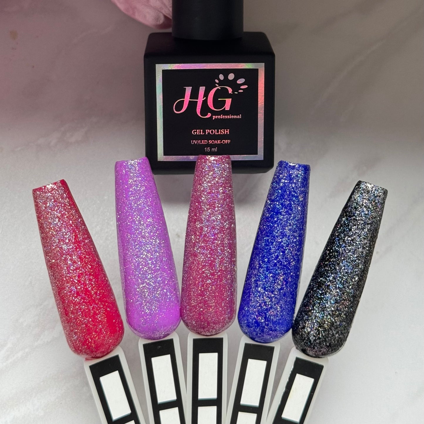 05 Glitter Nail Gel Polish