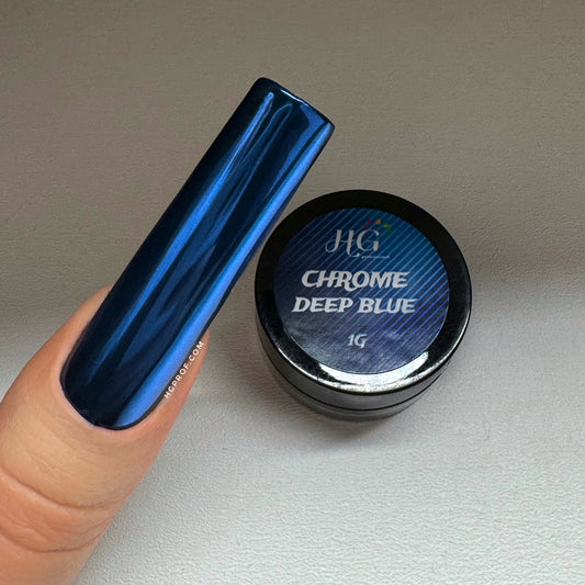 DEEP BLUE, Mirror Chrome Powder