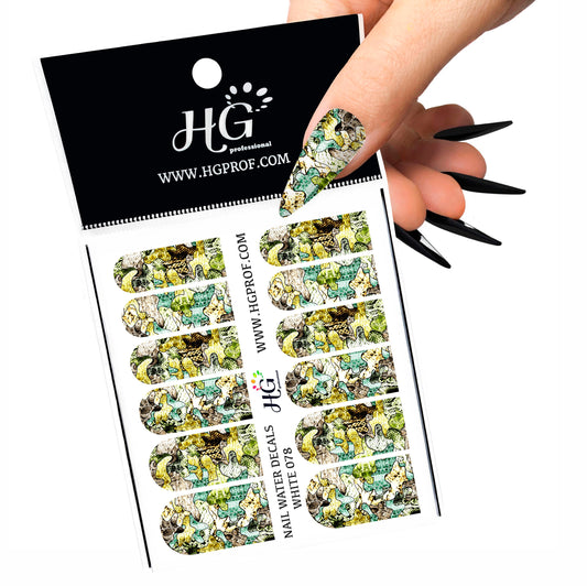 078 Nail Water Decals