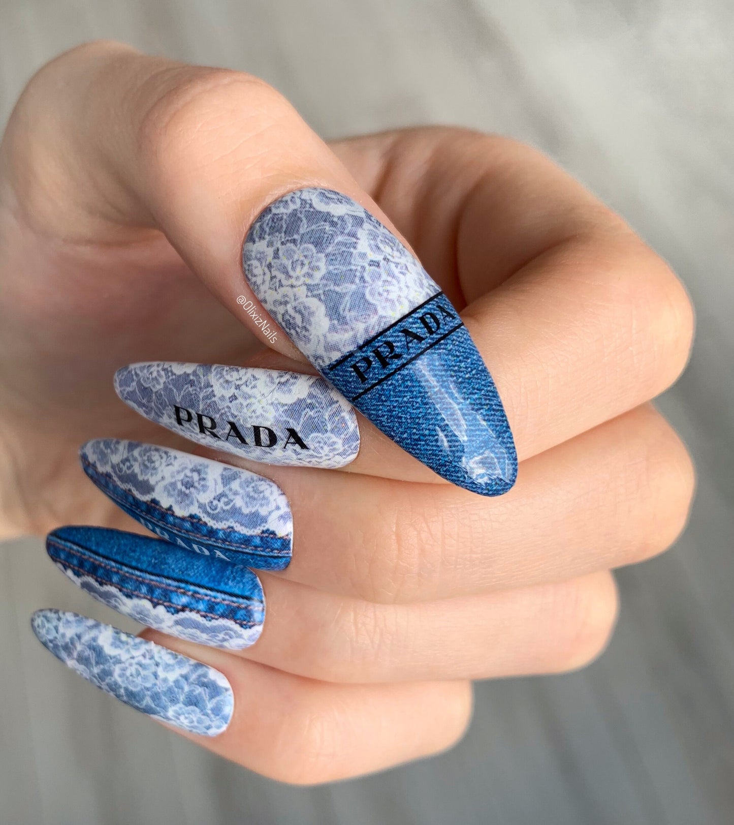 JEANS Nail Water Decals