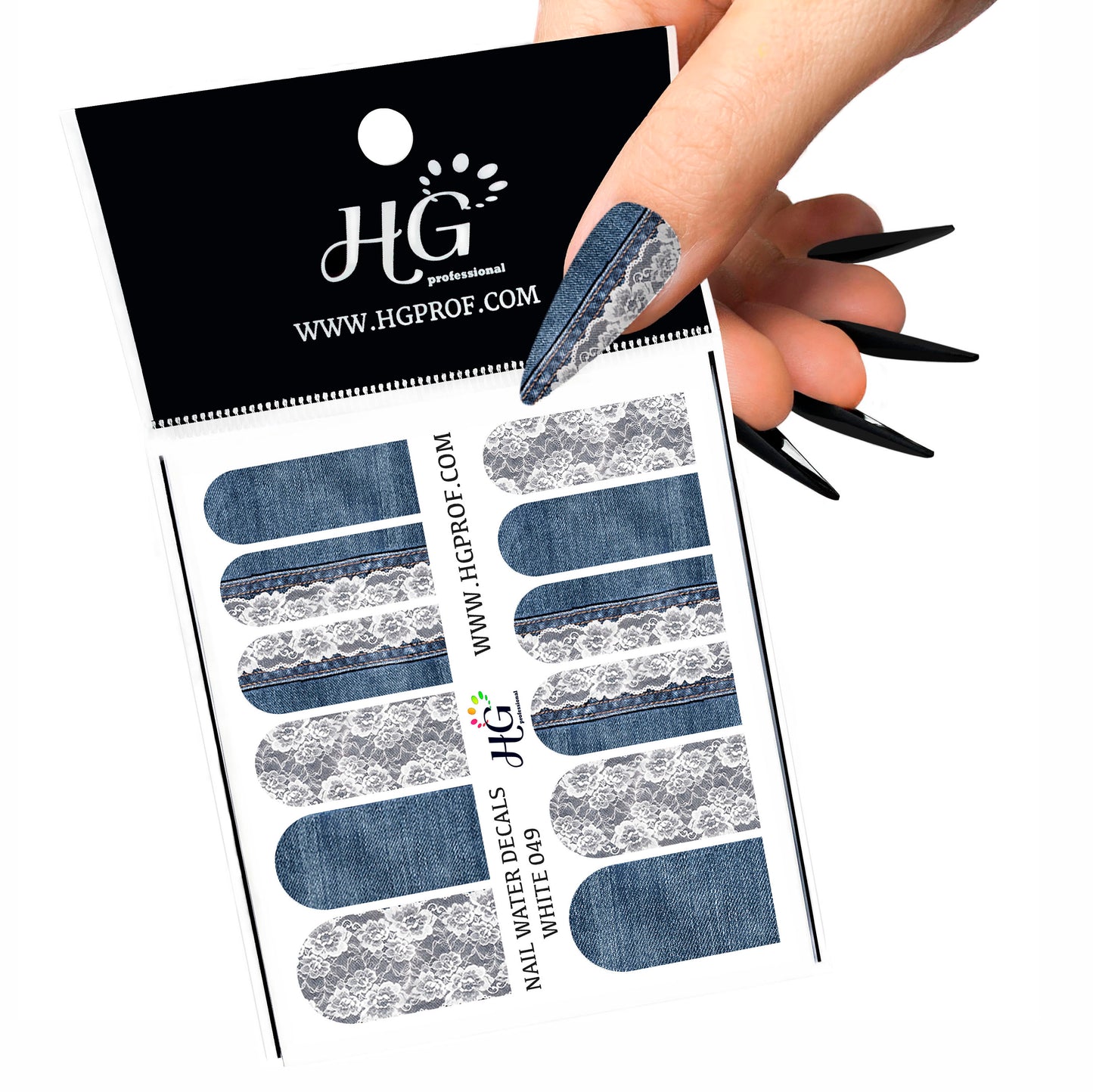 JEANS Nail Water Decals