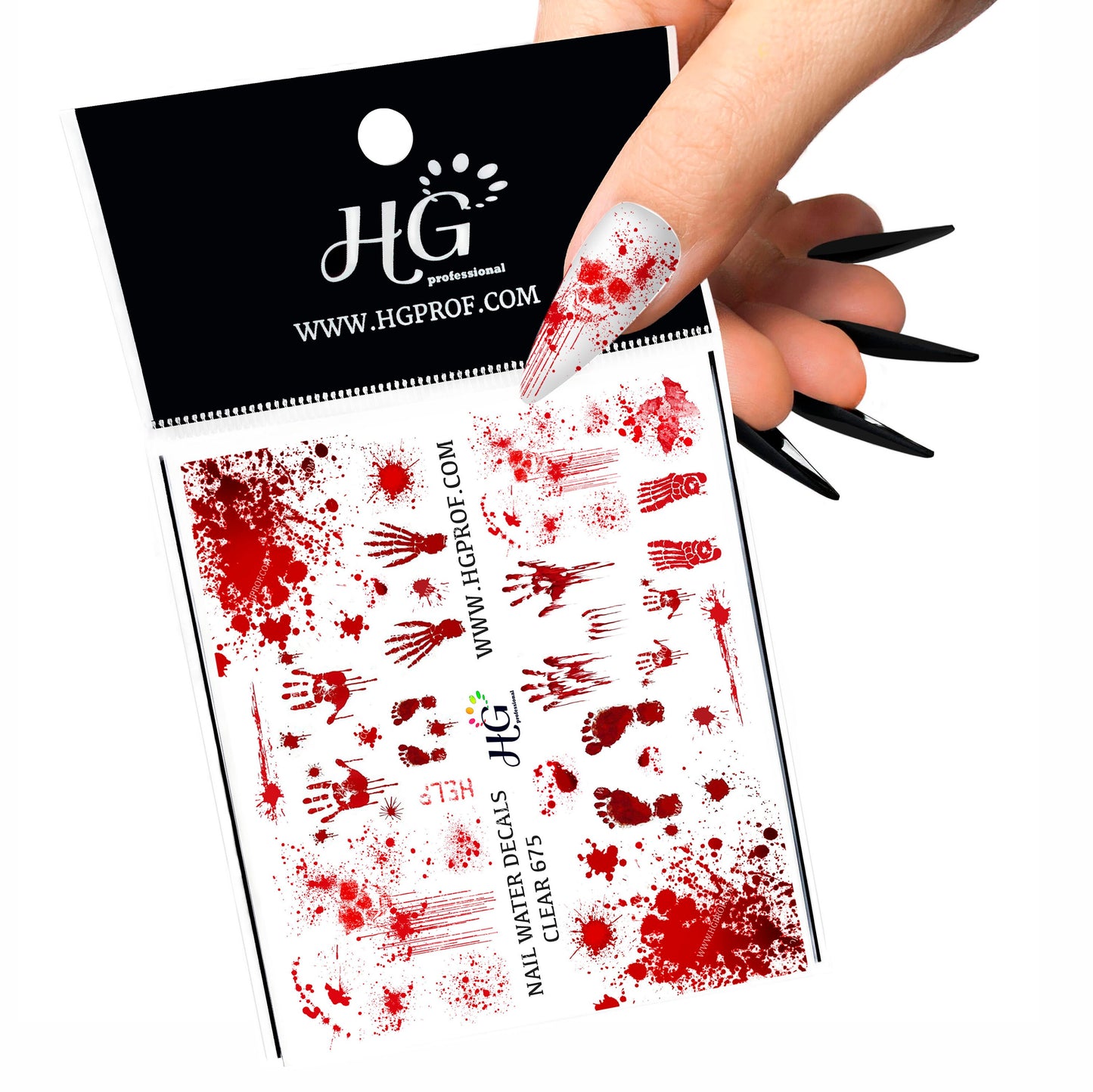 Halloween Nail Water Decals