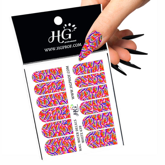 639 Nail Water Decals