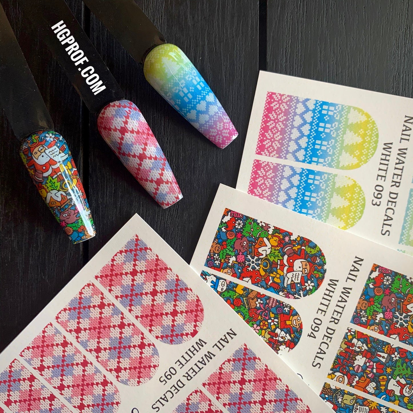 095 Nail Water Decals