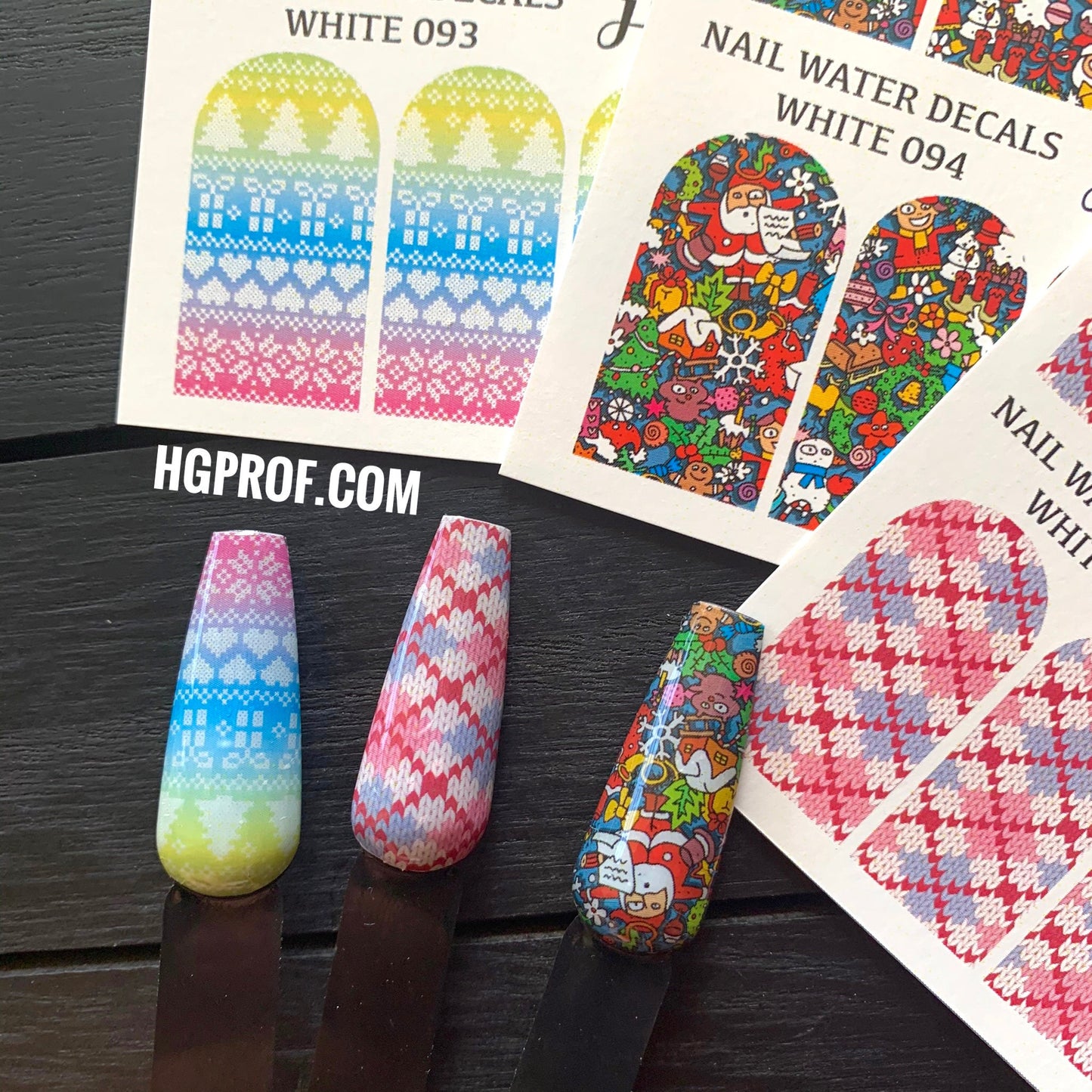 095 Nail Water Decals