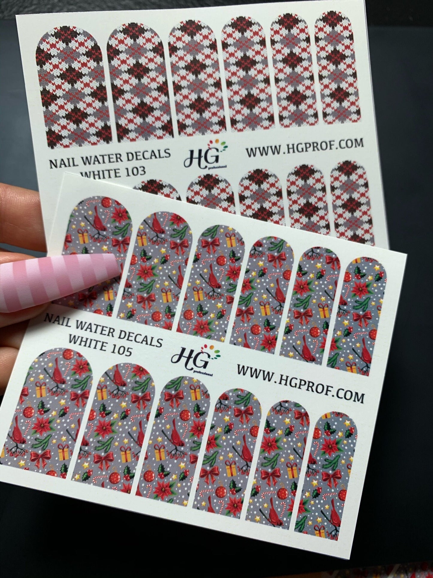 105 Nail Water Decals