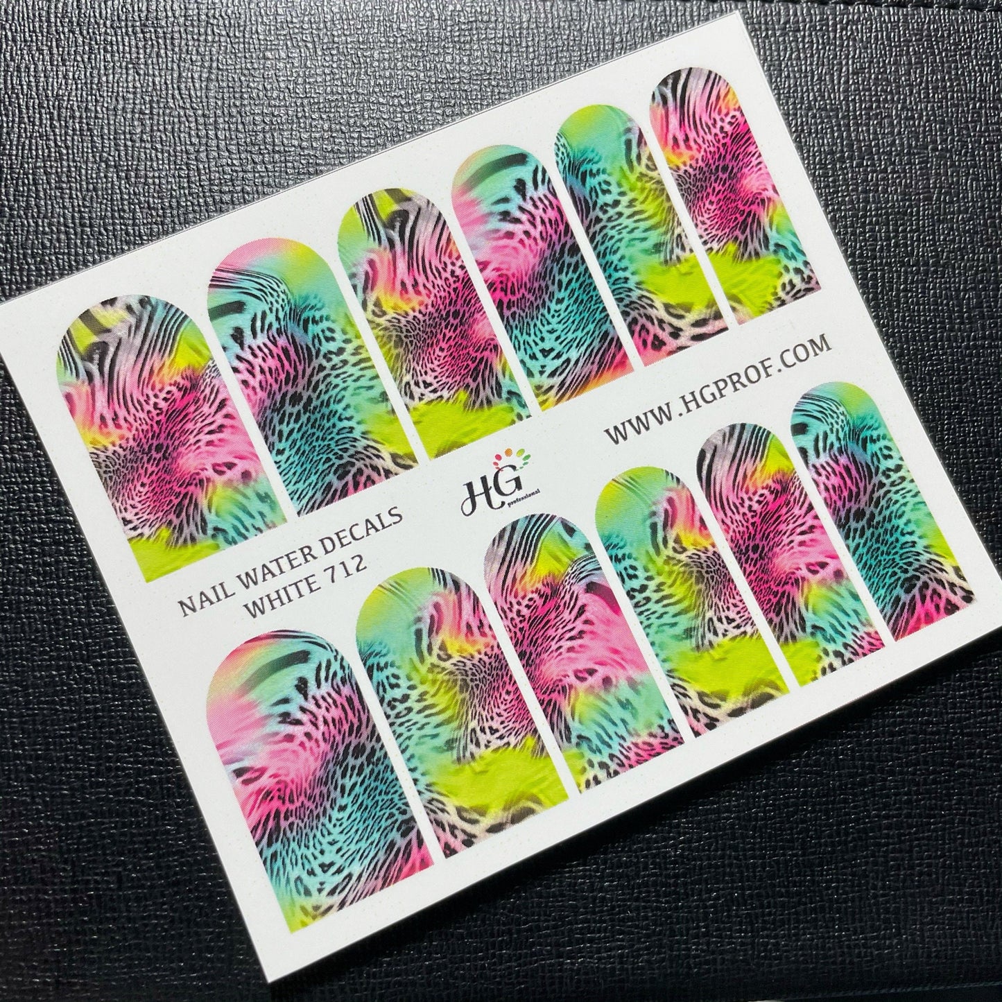 712 Nail Water Decals