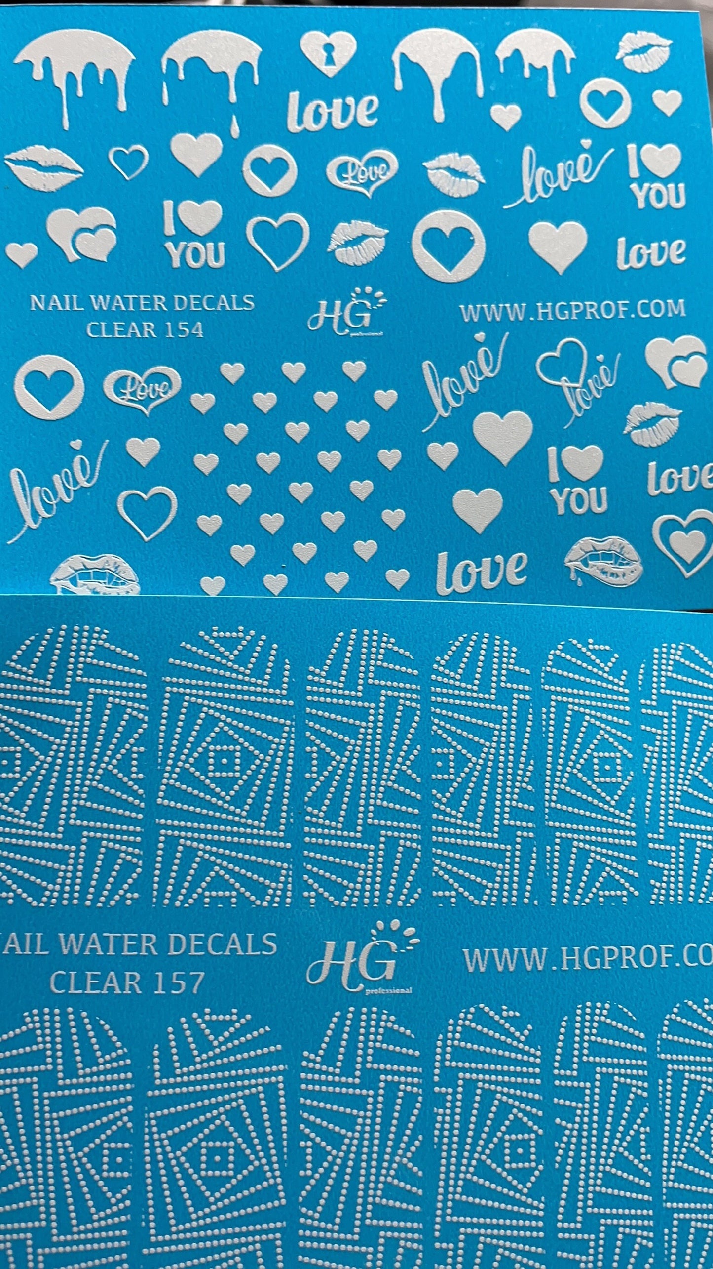 157 Nail Water Decals