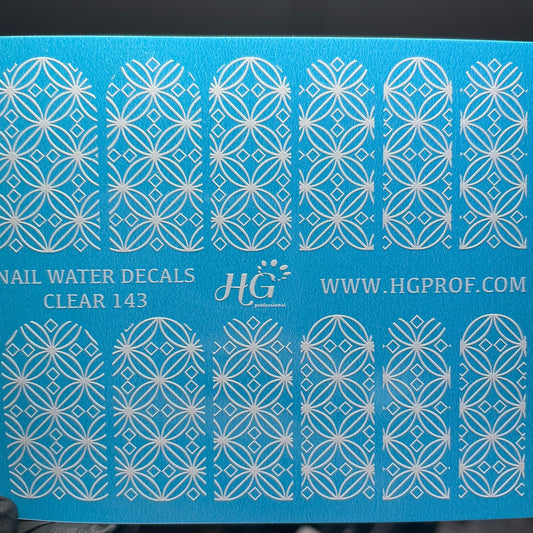 143 Nail Water Decals