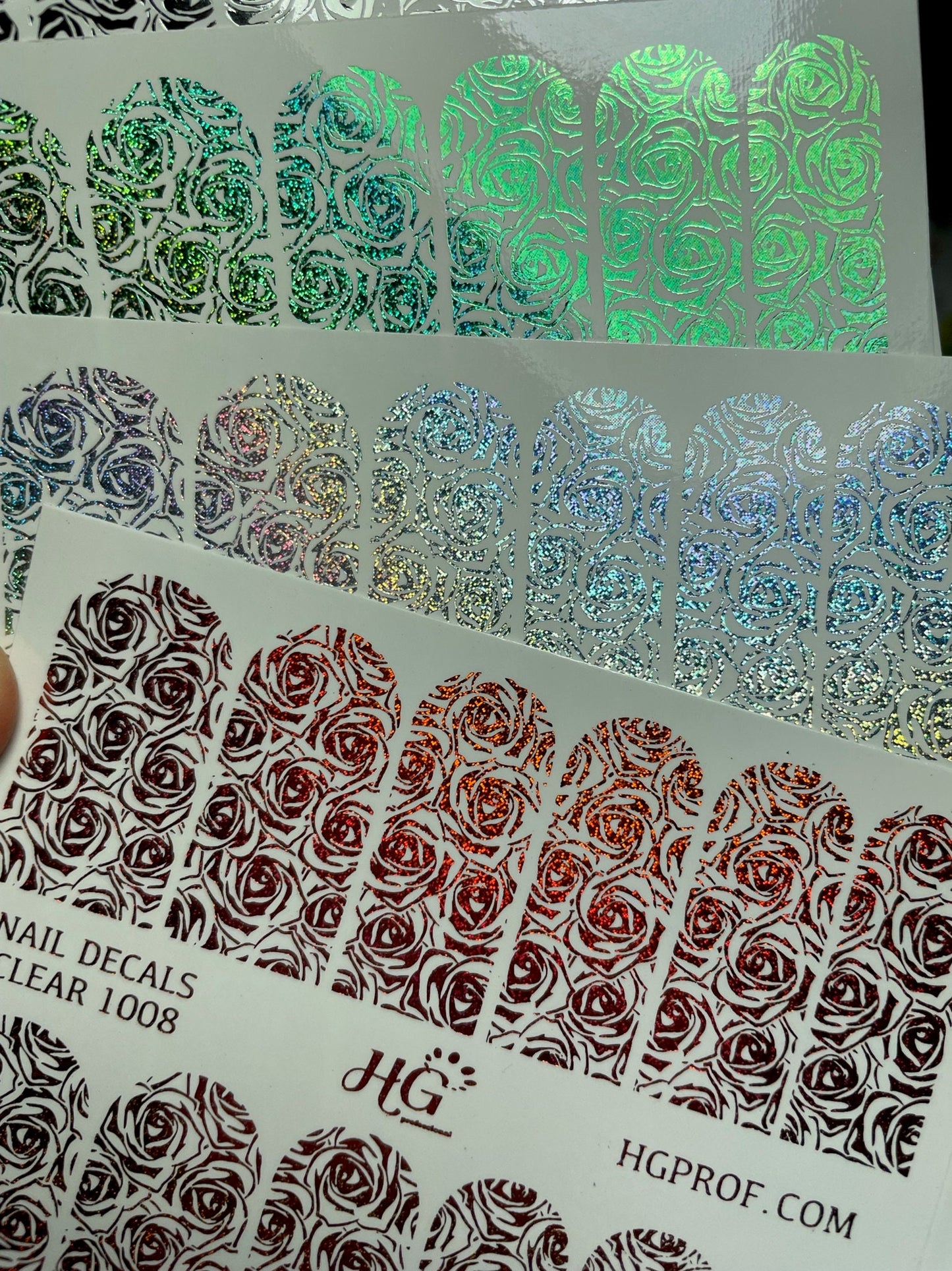 1008 Nail Water Decals