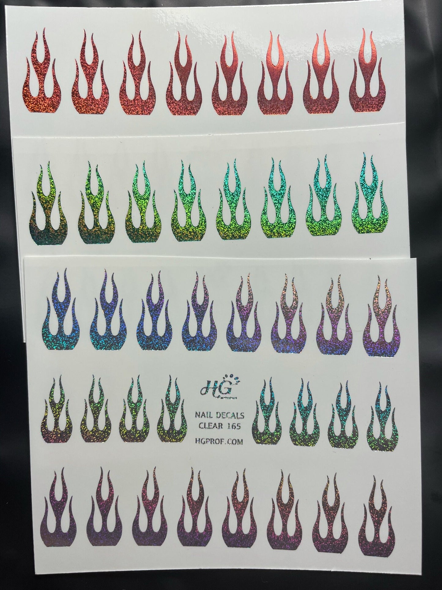 165 Nail Water Decals