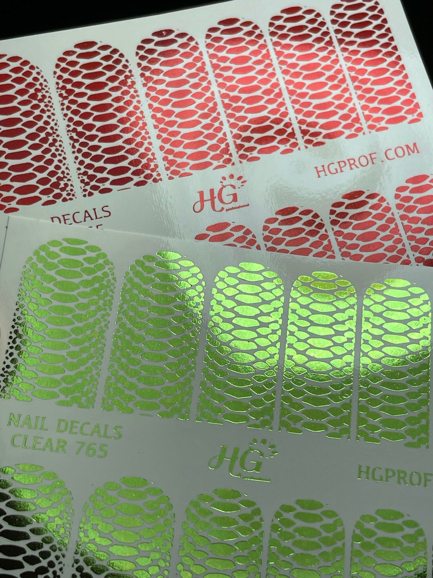 765 Nail Water Decals