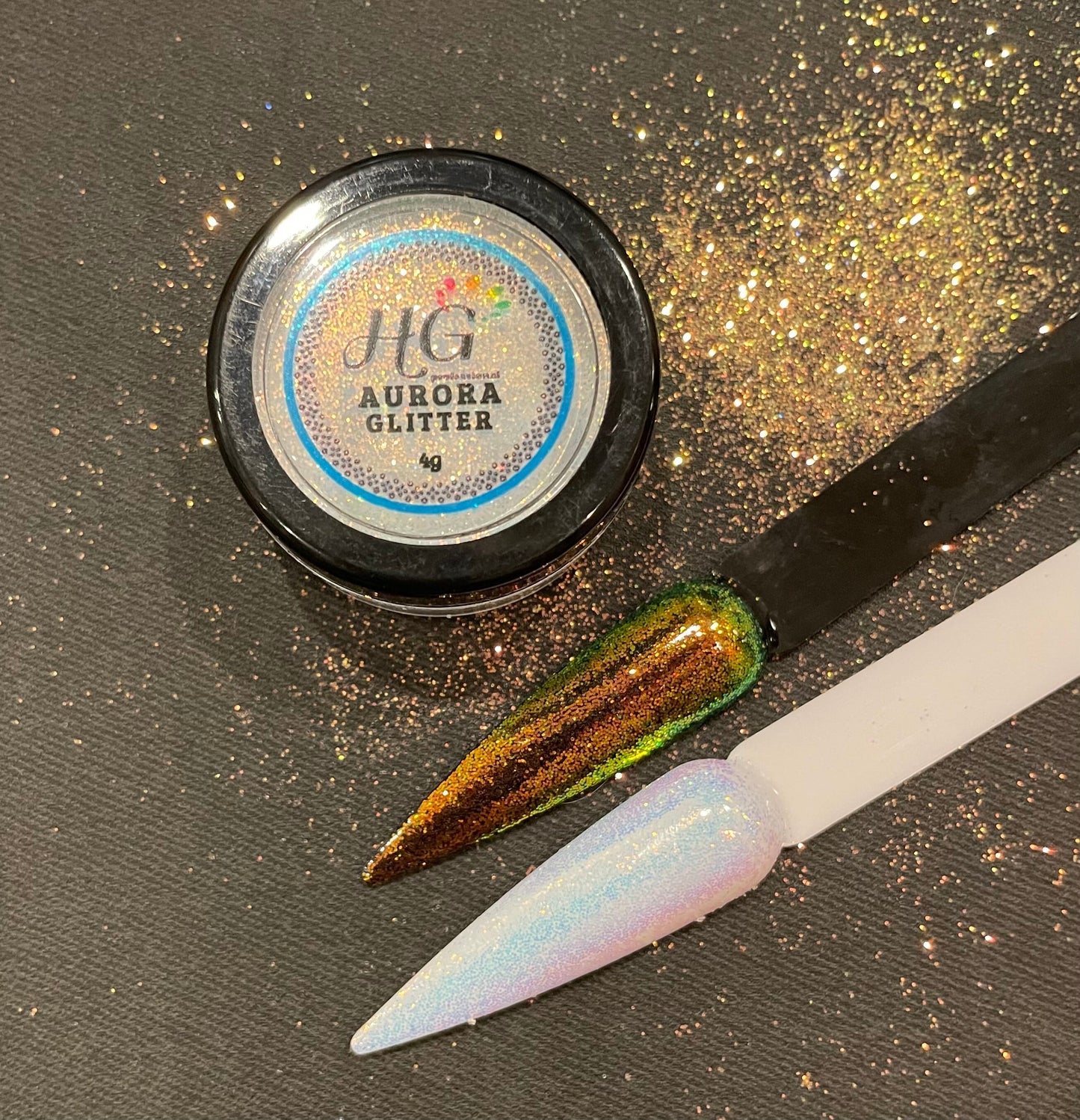 Aurora Glitter Blue