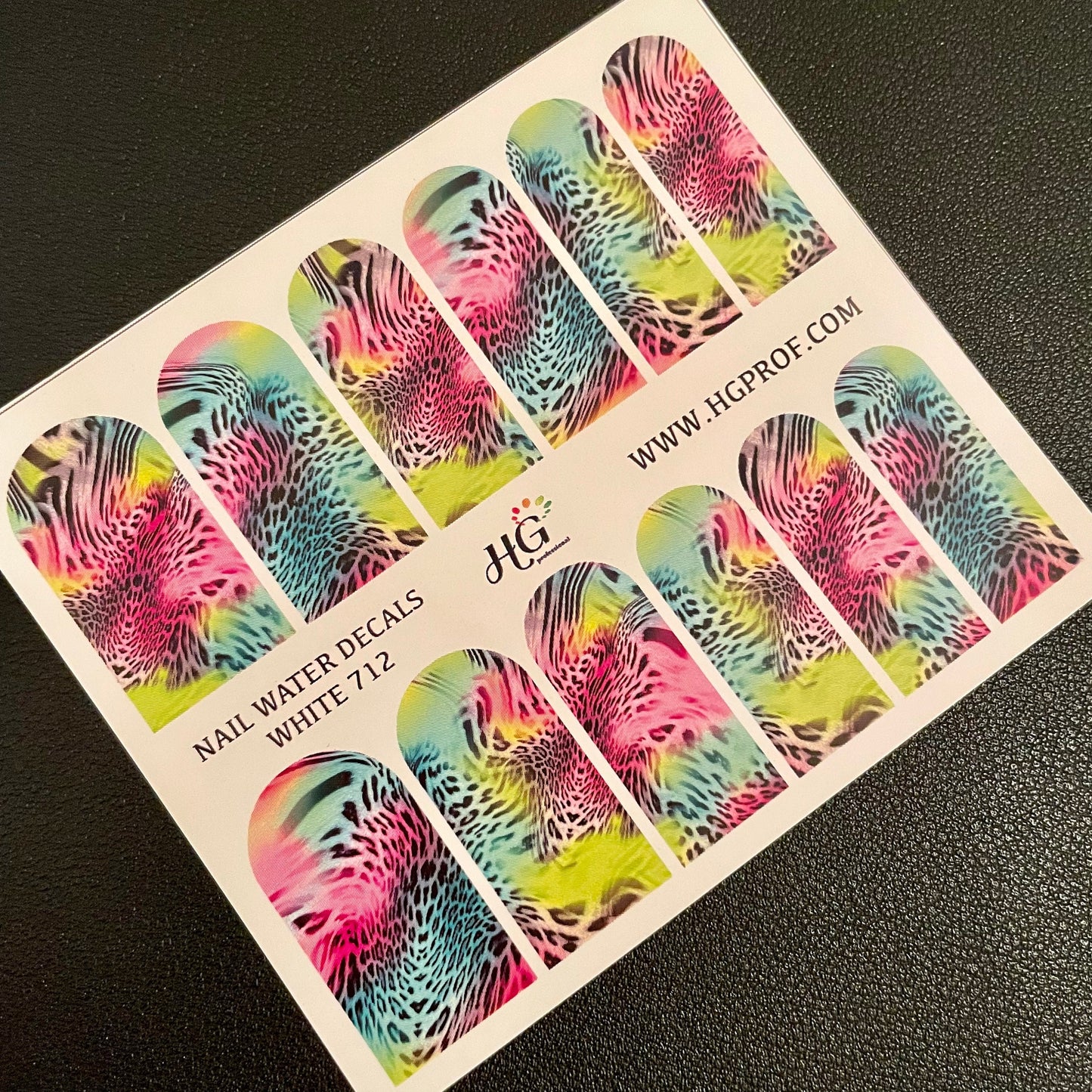 712 Nail Water Decals