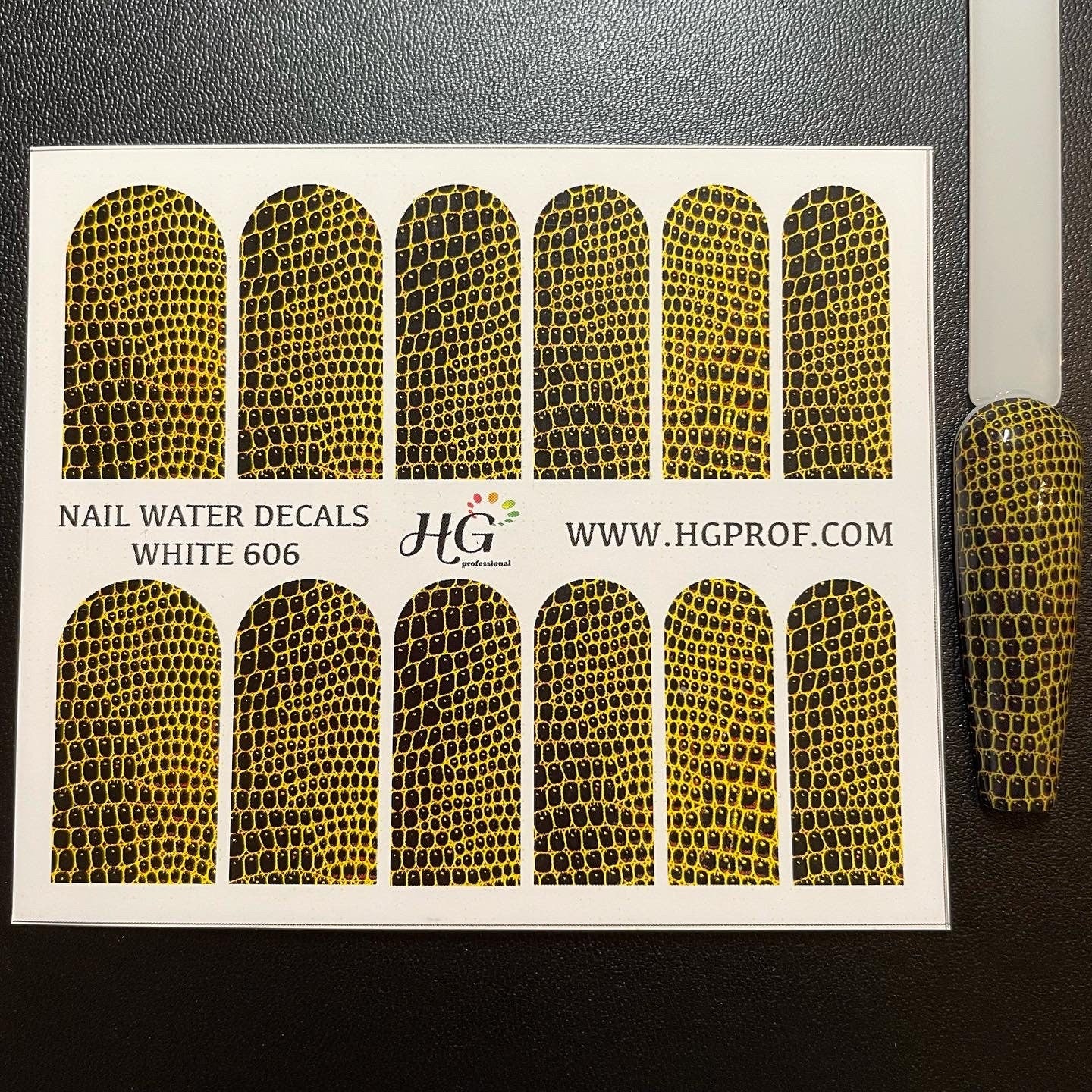 606 Nail Water Decals