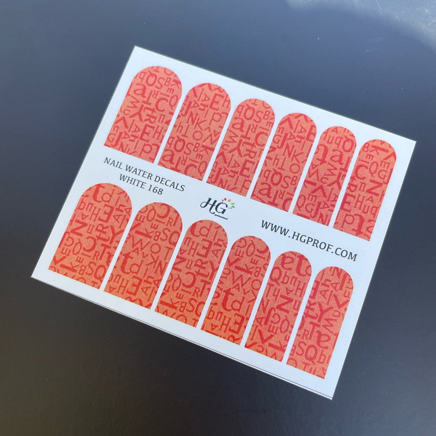 168 Nail Water Decals